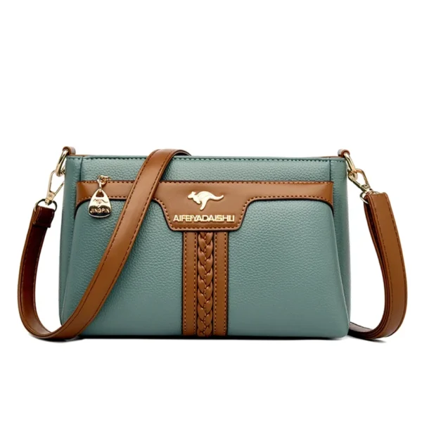 New High Quality Leather Shoulder Messenger Sac Fashion Brand Croosbody Bags Women Bags Luxury Designer Purses Shoulder Bags Sac - Image 2