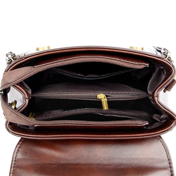 Women's Soft Leather Top-Handle Bags Luxury Design Shoulder Messenger Bags High Quality Handbags and Purses Commuting Sac a Main - Image 6