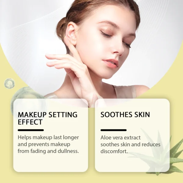 Moisturizing Setting Spray Face Make up Waterproof Lasting Matte Natural Refreshing Oil Control Foundation Makeup Fixer Spray - Image 4