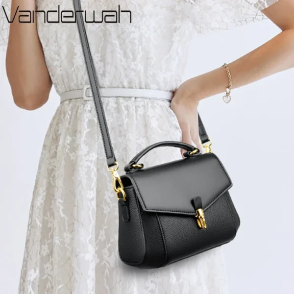Luxury Women Handbags and Purses Casual Style Designer Crossbody Bags High Quality Leather Shoulder Messenger Bag 2024 Small Sac - Image 3