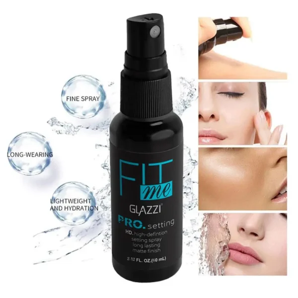 60ml Makeup Setting Spray Long Lasting Makeup Fixer Moisturizing Face Mist with Skin Care All-Day Wear No Smudge