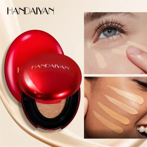 Air Cushion Foundation Light Natural Moisturizing Concealer Whitening Oil-control Women Base Long-lasting Makeup Korean Cosmetic - Image 4