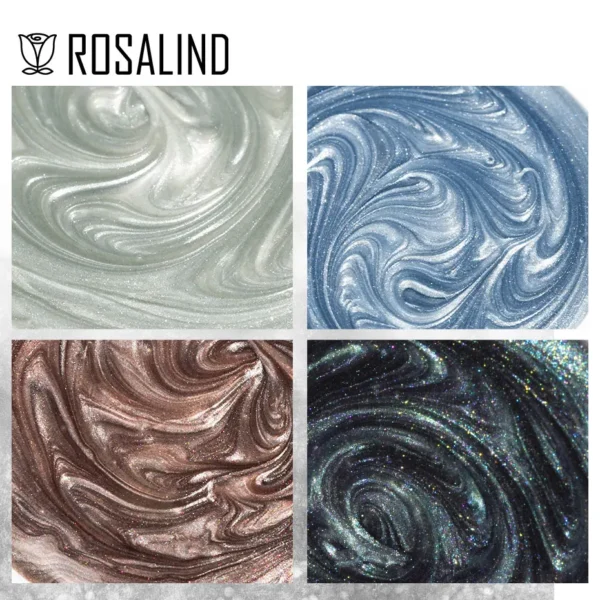 ROSALIND Thread Shell Cat Eye Nail Gel Polish Top Base Coat For Nail Art Semi Permanent Soak Off Varnishes All For Nails New - Image 4