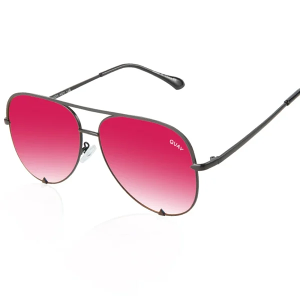Quay Brand Designer Sunglasses Women Classic Alloy Mirror Pilot Eyewear Accessory Ladies HIGH KEY Sun Glasses Female Oculos - Image 6