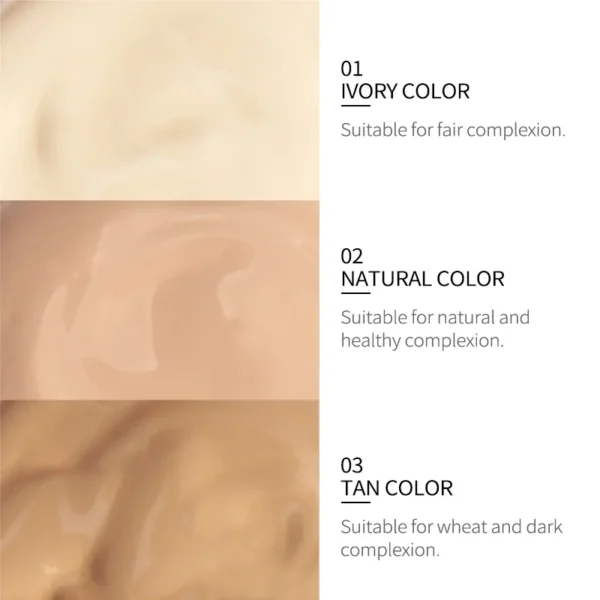 30ml Liquid Foundation Waterproof Makeup High Coverage Concealer Long-lasting Cover Dark Circle Brighten Matte BB Cream Cosmetic - Image 4