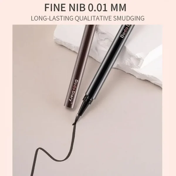 1//3PCS Waterproof Ultra-thin Liquid Eyeliner Quick Dry Smooth Eye Liner Makeup Long-lasting Non-fading Eyelash Pen Cosmetics - Image 2
