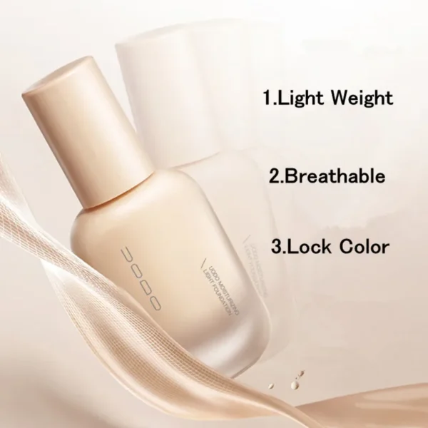 UODO Matte Face Make Up Liquid Foundation Primer Oil Control Hydrating Moisturizing Concealer Skin Care Long-lasting - Image 2
