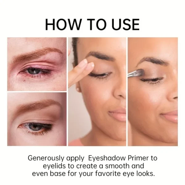Long Lasting Eye Primer Concealer Cream for Face Makeup Natural High-Gloss Effectiveness Concealing Beauty Essential - Image 5