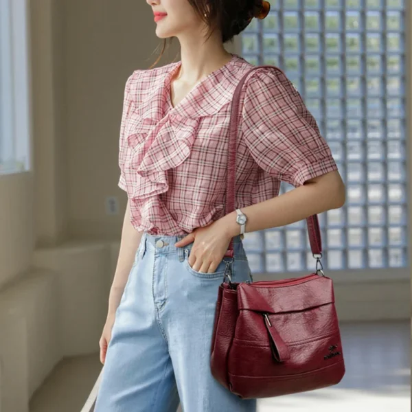 Brand Pu Leather Women Shoulder Crossbody Bags for Women 2024 Luxury Handbags Women Bags Designer Handbags High Quality Sac - Image 3