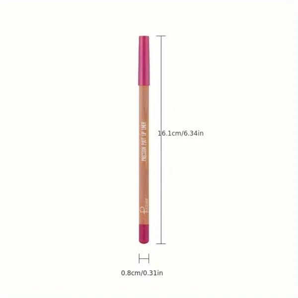 1pc Matte Lipstick & Liner Pen, Waterproof, Long-Lasting, Non-Stick, Berry Shades for All Skin Types, Makeup Pencils for Women - Image 6