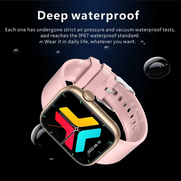 LIGE Smart Watch For Women Full Touch Screen Bluetooth Call Waterproof Watches Sport Fitness Tracker Smartwatch Lady Reloj Mujer - Image 6
