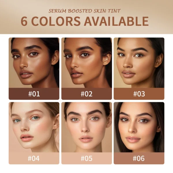 Stick Foundation Balm Serum Boosted Skin Tint Foundation Stick Smooth Plumper Hight Coverage Travel Bronze Foundation Stick Make - Image 4