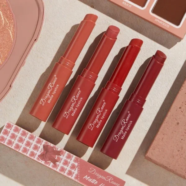 Nude Matte Lipstick Waterproof Long Lasting Lip Sticks Not Fading Sexy Red Velvet Lipsticks Women Make Up Cosmetics HOT SALE - Image 4