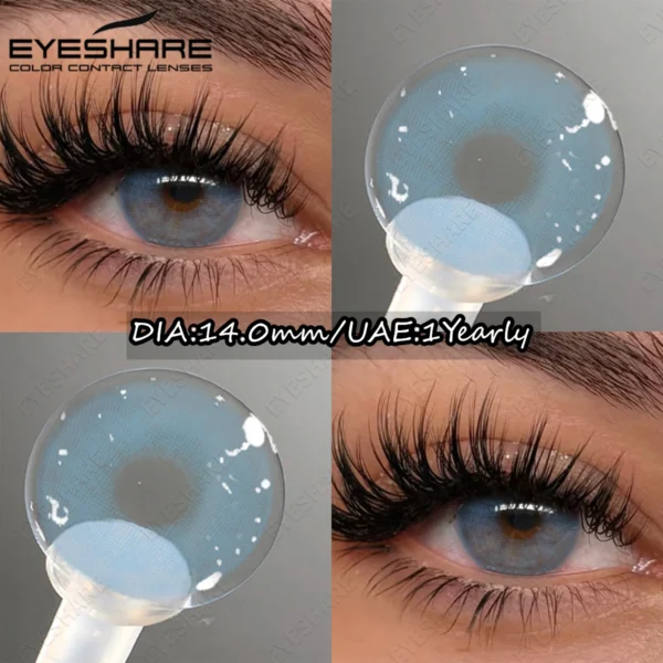 EYESHARE Natural Brown Lenses Eyes Colored Cosmetic Contact Lens Blue Gray Eye Lens Green Eyes Contacts Yearly Beauty Pupils - Image 4