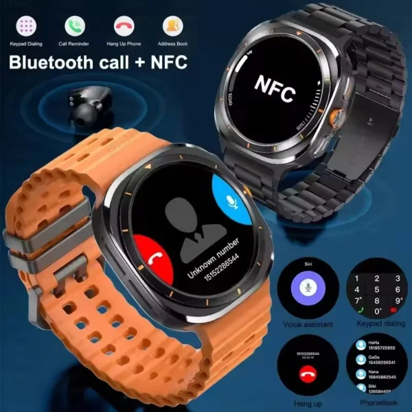 Smart Watch 7 Ultra 32GB memory video NFC 1.5Inch HD AMOLED Screen Smart watch Men Sport Fitness Tracker Smartwatch Women 2024 - Image 4