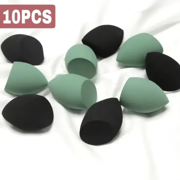 10 PCS Makeup Sponge Set Cosmetics Powder Puff Female Blender Make Up Instrument Foundation Wholesale Women Beautiful Face Tools - Image 2