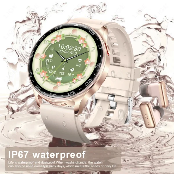 LIGE Fashion Smartwatch Women Health Sleep Monitor Bluetooth Call 360*360 HD Screen Reloj Sports Fitness Tracker Smart Watch Men - Image 5