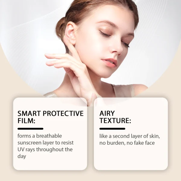 HOYGI Sunscreen Setting Powder Spf 30 Protection Oil Control Waterproof Sweat Proof Full Coverage Lasting Powder Cosmetics 8g - Image 3