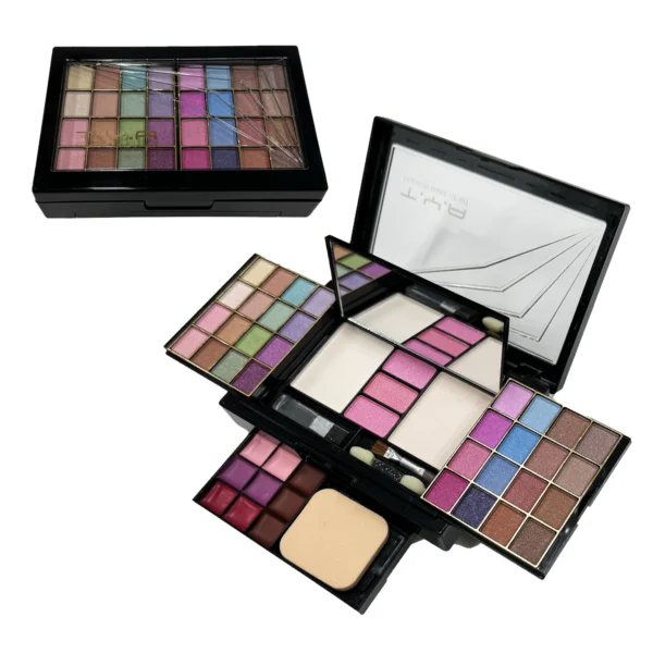 TYA Makeup set 46 colors Pearl eye shadow Powder puff Powder blusher Lip gloss set combination T6145 - Image 6