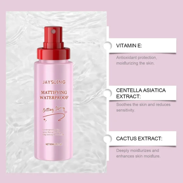 Makeup Fixer Spray Waterproof Moisturizing Face Make up Lasting Oil Control Natural Matte Refreshing Makeup Setting Spray - Image 4