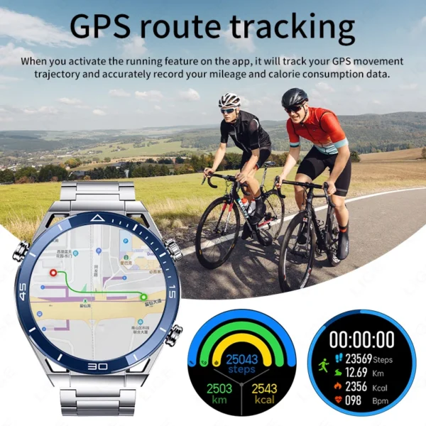 DT UltraMate Smart Watch Men 1.5 inch 454*454 Screen Voice Bluetooth Call Watches NFC ECG+PPG Compass IP68 Waterproof smartwatch - Image 4