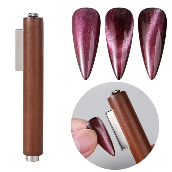3/1Pcs 3 IN 1 3D Cat Eye Strong Magnet Rod Multi-function Nail Art Tools UV LED Gel Polish Magic Effect Manicure Accessories - Image 6