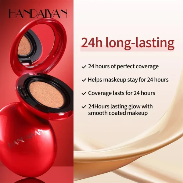 Air Cushion Foundation Light Natural Moisturizing Concealer Whitening Oil-control Women Base Long-lasting Makeup Korean Cosmetic - Image 5