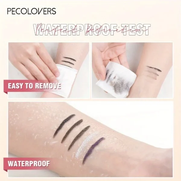 White Waterproof Eyeliner Gel Pencil Green Brown Lying Silkworm Pen Soft High Pigment Matte Eyeliner Lasting Shiny Eye Makeup - Image 6