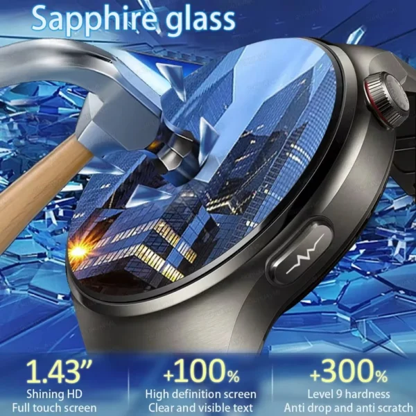 2025 New Blood Lipids Uric Acid Blood pressure Smart Watch Men ECG+PPG Fitness Tracker Clock Heart Rate Bluetooth call Smartwatc - Image 2