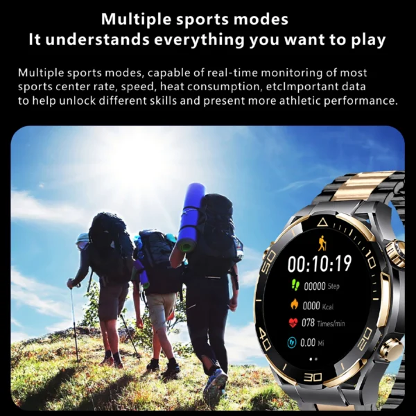 New Watch Ultimate Luxury Smart Watch Men's 480*480 HD Screen Outdoor Sports SmartWatch 4GB RAM GPS NFC Compass 2025 New Watch - Image 3