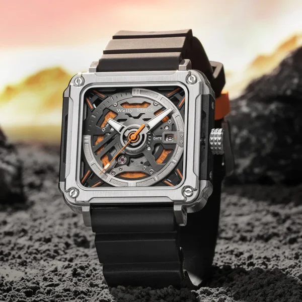 WM Watch Automatic Mechanical Watches Water Resistant Classic Casual Business Man Watch Welly Merck Watch WM090M