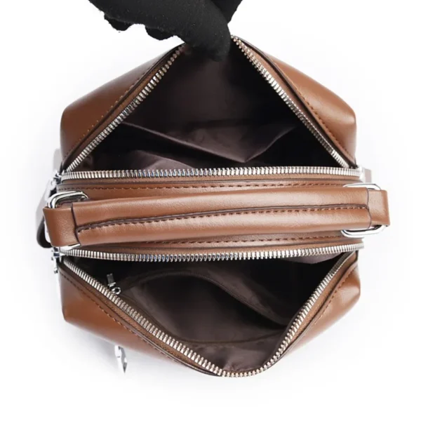 Fashion Top-Handle Bags For Women Luxury Leather Handbag Ladies Shoulder Crossbody Bag High Quality Solid Color Messenger Sac - Image 6