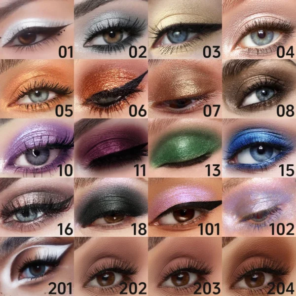 24 Colors Pearlescent Glitter Eyeshadow Eyeliner Pencil Waterproof Matte Nude Eye Shadow Eye Makeup Shimmer Highlighter Pen Tool - Image 3
