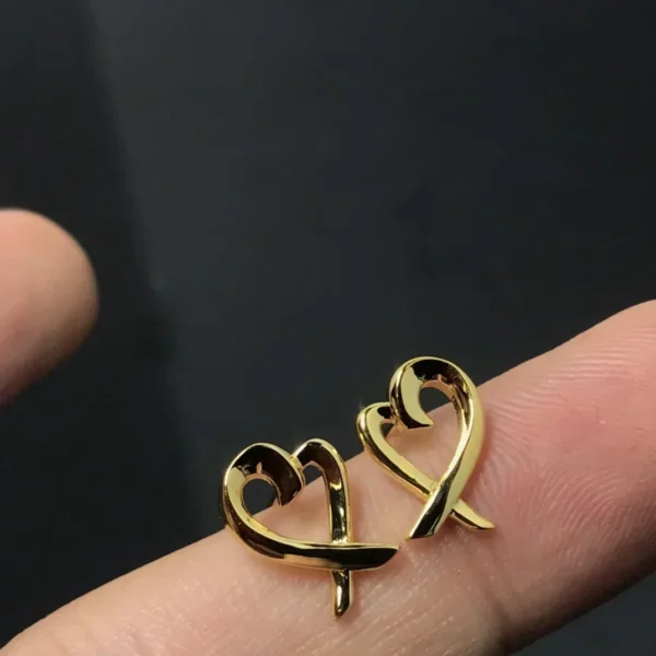2025 S925 Silver Classic Design Earrings - TIF Series, Knot Twist, Heart & Diamond Shapes, Multiple Styles Available - Image 5