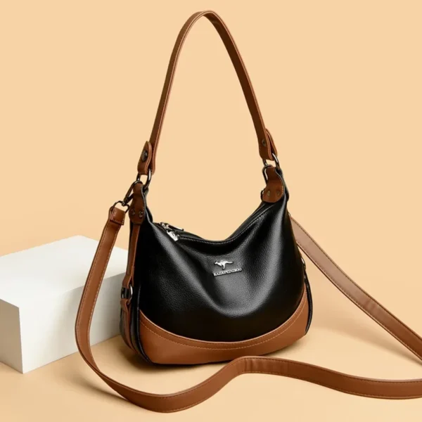 High-Quality Women's Leather Handbag Luxury Designer Shoulder Crossbody Bag Ladies' Casual Messenger Bag Sac De Luxe Femme