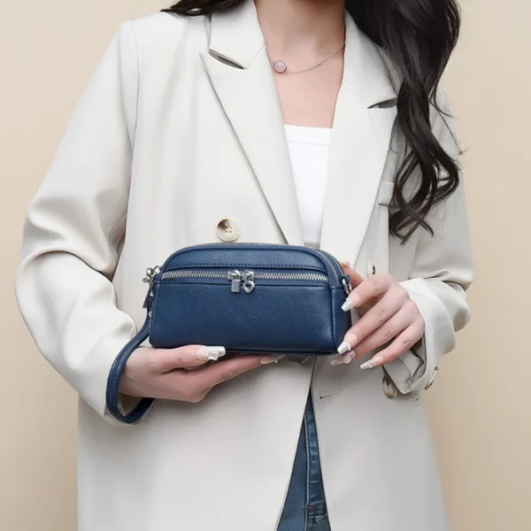 Two-layer Shoulder Mobile Phone Bags for Women Mom 2025 Purses Mother's Crossbody Small Clutch Coin Bag Sac A Main - Image 3