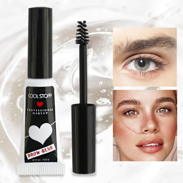 Eyebrow Shaping Gel Transparent Waterproof Eyebrow Shaping Gel Natural Long Lasting 3D Eyebrow Enhancers - Image 2