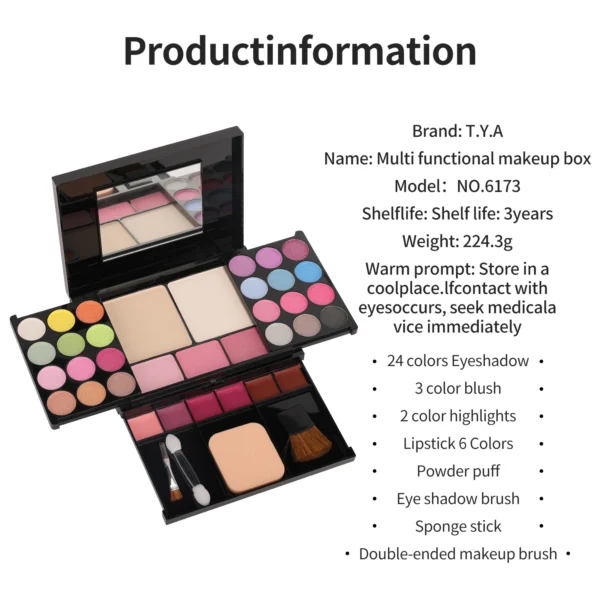 35 color pearl eye shadow makeup plate nude makeup women makeup set combination TYA 6173 - Image 2