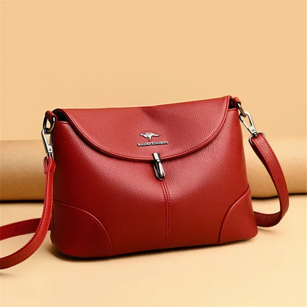 Leather Casual Crossbody Bags for Women 2024 Ladies Luxury Designer Handbag High Quality Shoulder Bag Sac Cross Body Bag Woman - Image 2