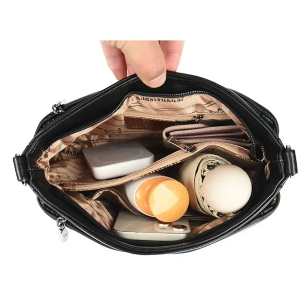 Classical Shoulder Bags For Women Solid Color Purse Ladies Quality Leather Crossbody Bag Messenger Casual Commuting Sac A Main - Image 6