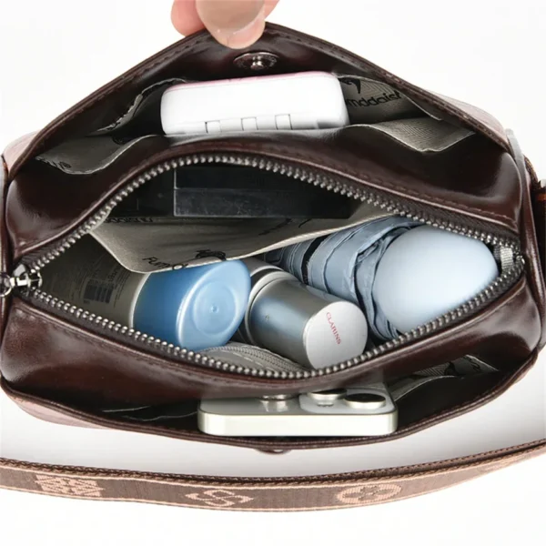 Women High Quality Soft Leather Shoulder Bags Luxury Designer Purses Crossbody Bag Ladies Vintage Messenger Commuting Sac A Main - Image 6