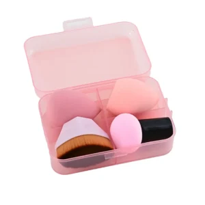 4Pcs Pro Foundation Magic Brushes Cosmetic Puff Set Soft Sponge Powder Makeup Tool Dry Wet Usable Cushion Puffs