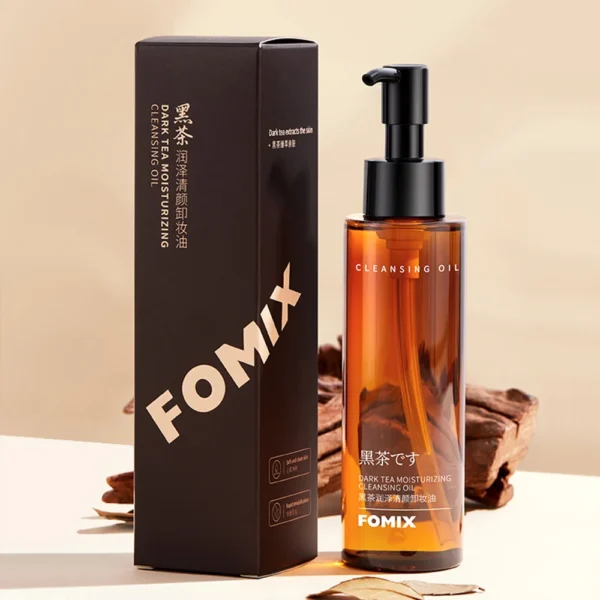 FOMIX Black Tea Moisturizing Cleansing Oil Moisturizing Dry Skin Without Drying Deep Cleansing Facial Makeup Remover - Image 4