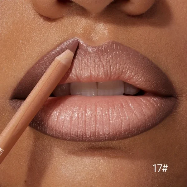 1pc Matte Lipstick & Liner Pen, Waterproof, Long-Lasting, Non-Stick, Berry Shades for All Skin Types, Makeup Pencils for Women - Image 3