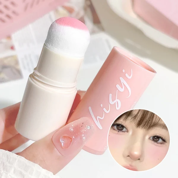 Cloud Soft Matte Blush Stick for a vibrant, brightening, natural bare makeup look, enhancing flawless skin tone - Image 6