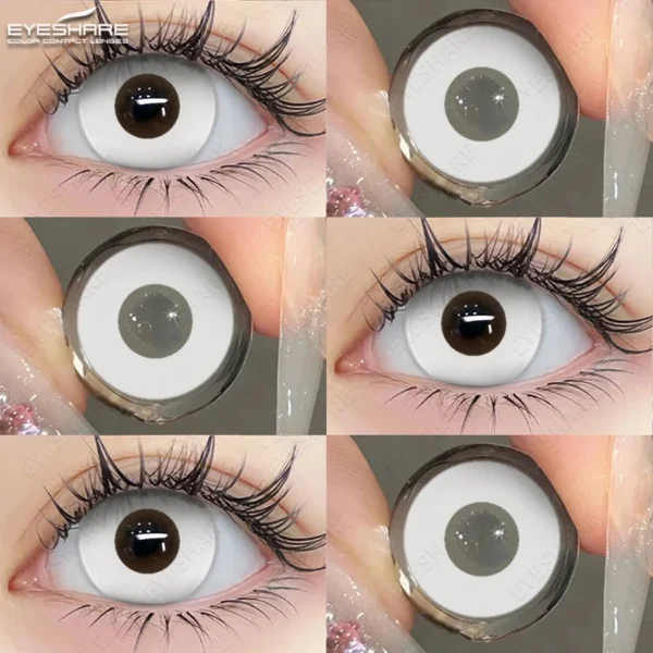 EYESHARE Halloween Color Contact Lenses For Eyes Anime Cosplay Colored Lenses Blue Lenses Contact Lens Beauty Eye Makeup - Image 4