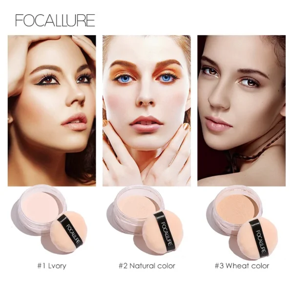1/2/4PCS Face Loose Powder Mineral 3 Colors Waterproof Matte Setting Finish Makeup Oil-control Professional Womes Cosmetics - Image 6
