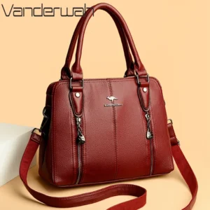 Genuine Brand Luxury Handbags Women Bag Designer Casual Tote Bag High Quality Leather Shoulder Crossbody Bags for Women 2024 New