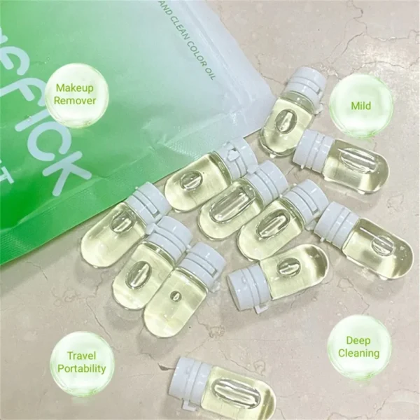 10/30pcs Cleansing Oil Camellia Secondary Facial Cleanser Deep Gentle Cleansing Travel Portable Single Makeup Remover Oil - Image 4