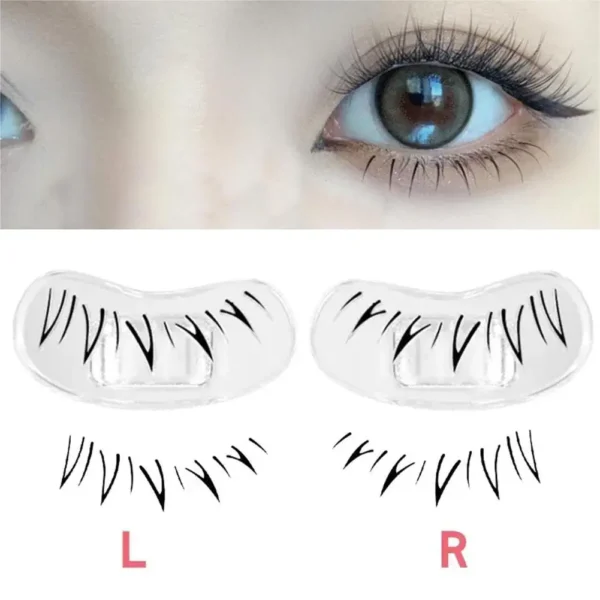 Eyelash Seal DIY Lower Lash Extension Stamp Silicone Makeup Tool For Beginner Convenient Natural Lower Eyelash Artifact Eyeliner - Image 5
